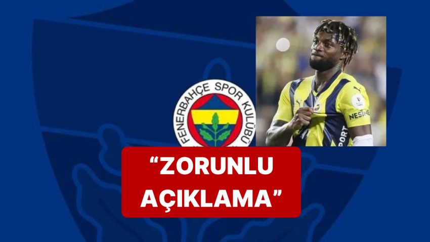Fenerbahçe, Allan Saint-Maximin’in Açıklamalarıyla İlgili Mecburî Açıklama Yayınladı
