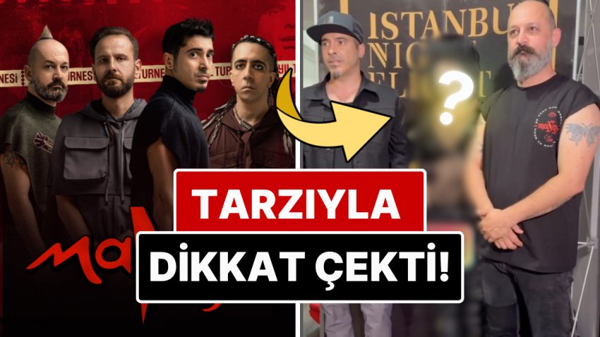 Geceye Damga Vurdu: Manga Kümesinin Elektro Gitaristi Yağmur Sarıgül’ün Konser Biçimi Dikkat Çekti!