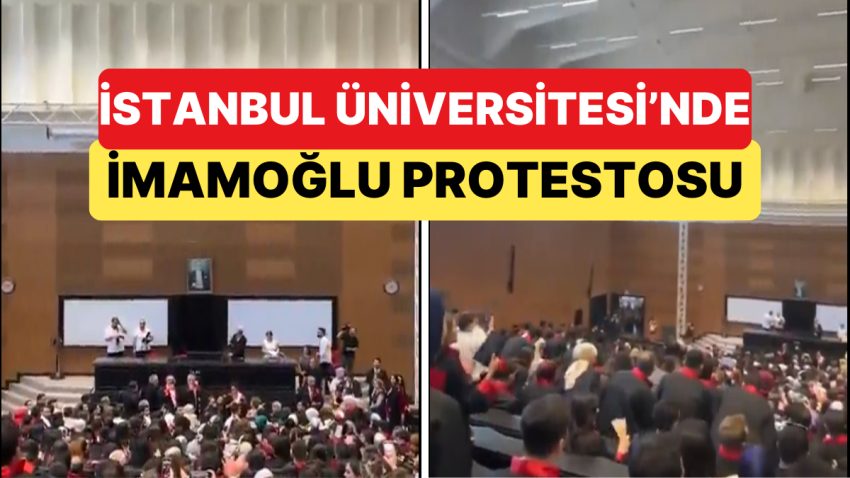 İstanbul Üniversitesi’nde İmamoğlu Protestosu: Öğrenciler İdaresi Konuşturmadı
