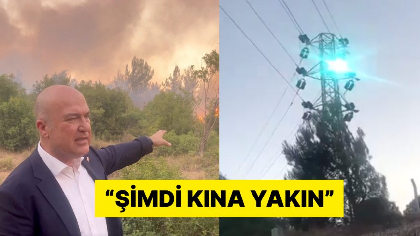 İzmir Yangını İçin “Somut Bulgu Yok” Diyen Elektrik Şirketine Cevap CHP’li Vekilden Geldi