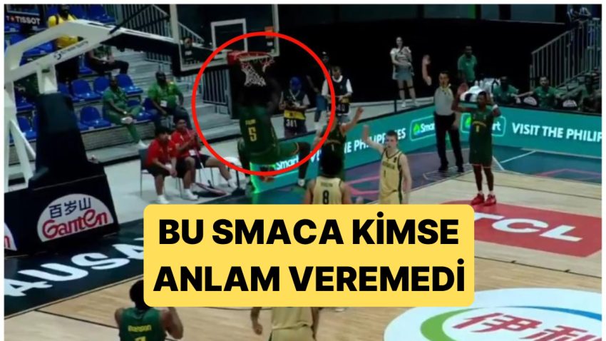 Kamerun – Avustralya U19 Basketbol Maçında Basılan Smaç Şok Tesiri Yarattı