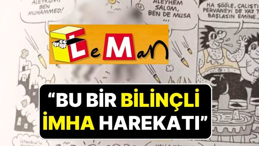 Leman’da Yayınlanan Karikatür Hakkında Mecmuanın Genel Yayın Yönetmeni Tuncay Akgün’den Açıklama Geldi