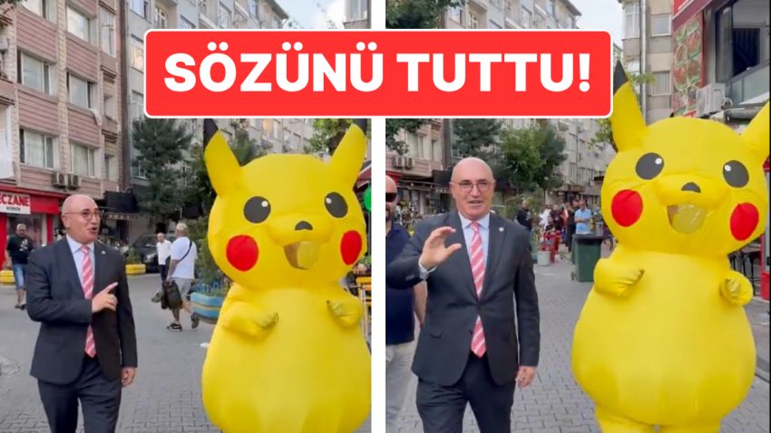 Mahmut Tanal Kelamını Tuttu: Saraçhane’ye Gelen Pikachu’ya Refakat Etti