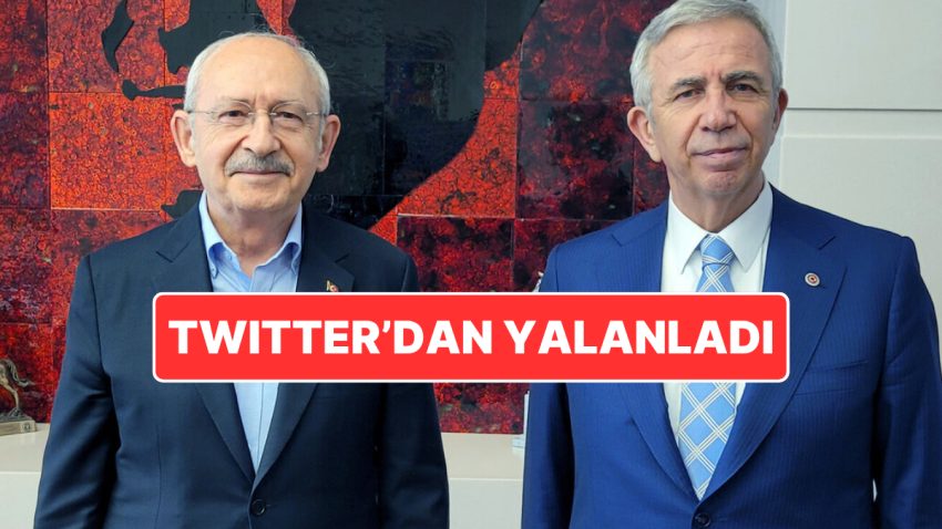 Mansur Yavaş’tan “Kılıçdaroğlu ile Bir Daha Görüşmem” Haberlerine Yalanlama