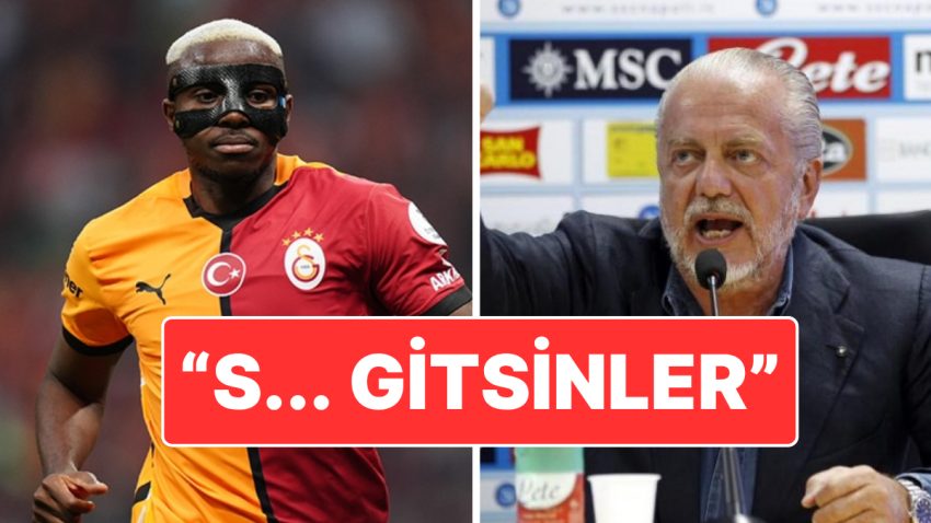Osimhen Transferinde Kriz: Dünya Devi Argümanı ve Napoli Liderinin Skandal Sözleri!