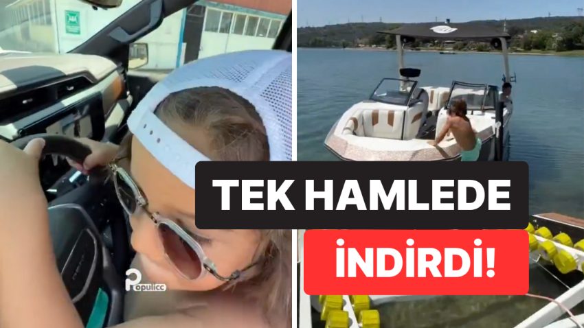 Rekor Kırmıştı: Zayn Sofuoğlu’nun Profesyonel Bir Halde Tekneyi Denize İndirdiği Anlar Gündem Oldu