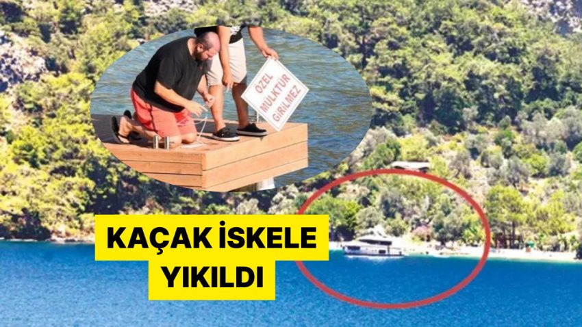 Şahan Gökbakar’ın Konutunun Önüne Yaptırdığı Kaçak İskele Mahkeme Kararıyla Yıkıldı