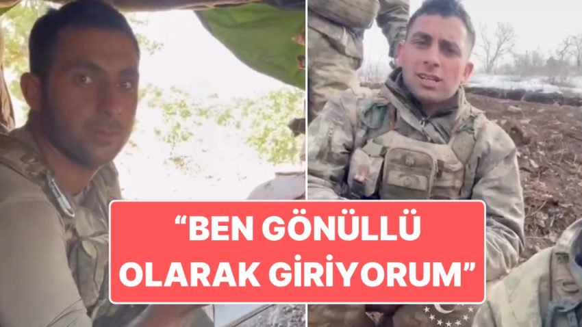 Şehit Düşen Kontratlı Er Celattin Uyanık’ın Mağara Önünde ve Kur’an Okurkenki İmajları Ortaya Çıktı