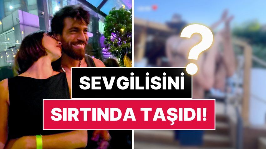 Tatil İçin Türkiye’ye Gelen Can Yaman DJ Sevgilisi Sara Bluma’yı Sırtında Taşıdı!