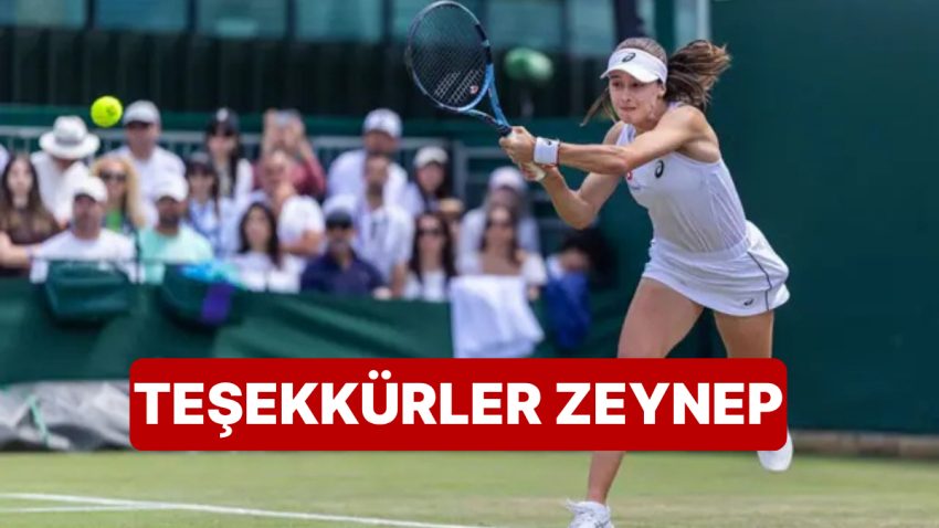 Wimbledon’da Tarih Yazan Zeynep Sönmez 3. Çeşitte Elendi