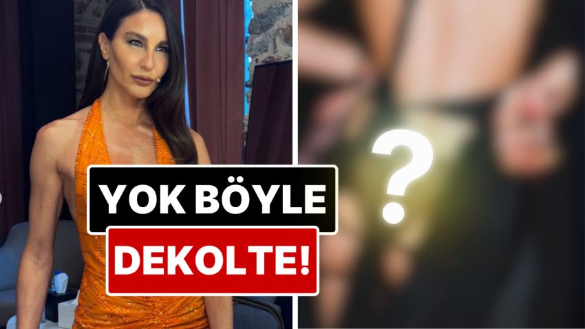 48 Yaşındaki Eski Model Ece Sükan Hiç Görülmemiş Biçimdeki Dekoltesiyle Ağızları Açık Bıraktı!