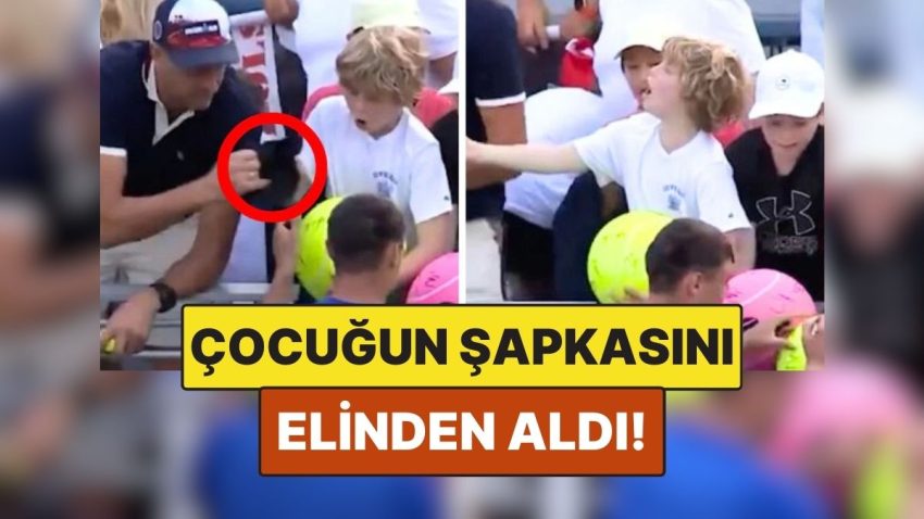 ABD’de Bir Çocuğun İmzalı Tenis Şapkasının Çalındığı Anlar Toplumsal Medyada Gündem Oldu
