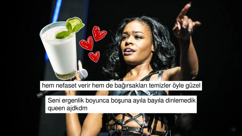 “Ablam Biliyor İşini”: Birinci Sefer Ayranla Tanışan Amerikalı Rapçi Azealia Banks, Ayran Coşkusuyla “Aferin”i Aldı
