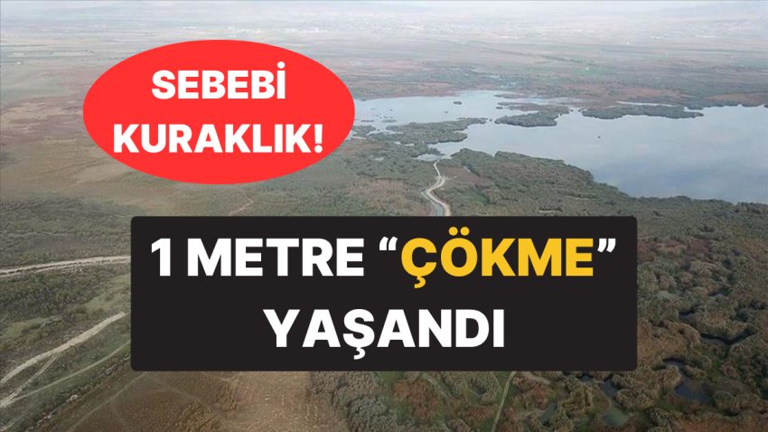 Afyonkarahisar’da Suların Çekilmesiyle Bir İlçede Tam “1 Metre” Çökme Yaşandığı Ortaya Çıktı