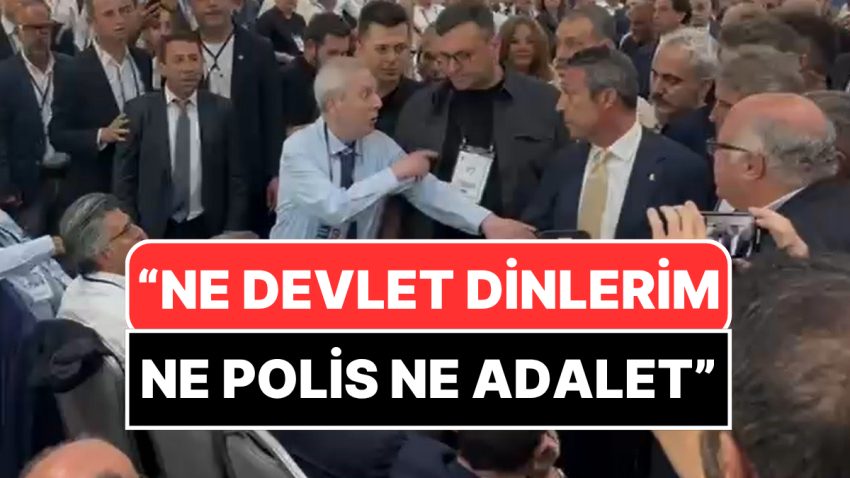 Ali Koç ve Fenerbahçeli Üyeler Ortasında Gerginlik! Aziz Yıldırım Müdahale Etti: “Ne Devlet Dinlerim Ne Polis”
