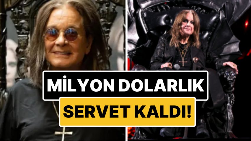 Ani Bir Formda Hayatını Kaybeden Ozzy Osbourne’dan Geriye Milyon Dolarlık Serveti Kaldı