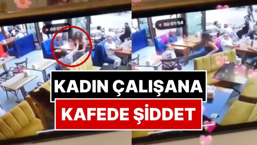 Ankara’da Bir Kafede Bayan Garsona Tokat Atan Erkek Müşteri Hayatının Dersini Aldı