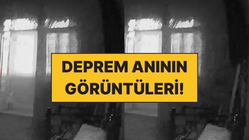 Balıkesir Sındırgı Zelzelesinin Gerçekleştiği Anın İmgeleri Ortaya Çıktı