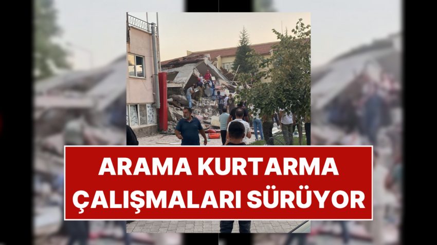 Balıkesir’de Gerçekleşen 6.1 Büyüklüğündeki Zelzelede Bir Binanın Çöktüğü Bildirildi