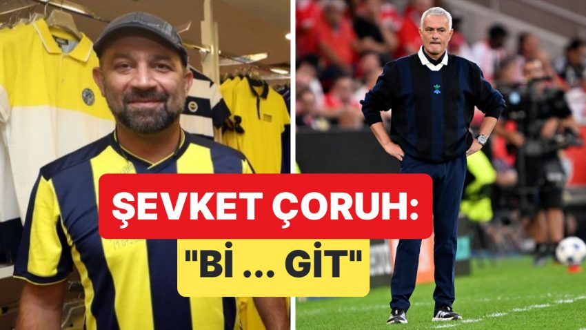 Benfica-Fenerbahçe Maçında Jose Mourinho, Fanatik Fenerbahçeli Şevket Çoruh’u Çıldırttı