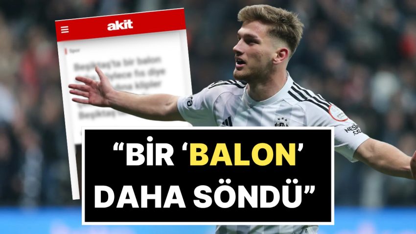 Bir Skandal Daha: Yeni Akit Gazetesi’nin Beşiktaşlı Semih Kılıçsoy İçin Attığı Manşete Reaksiyon Yağdı!