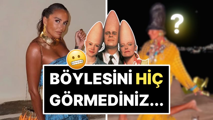 Böylesini Hiç Görmediniz: Sevgilisiyle Felekten Bir Gece Çalan Eda Taşpınar’ın Tuhaf ‘Şapkası’ Göz Kanattı!