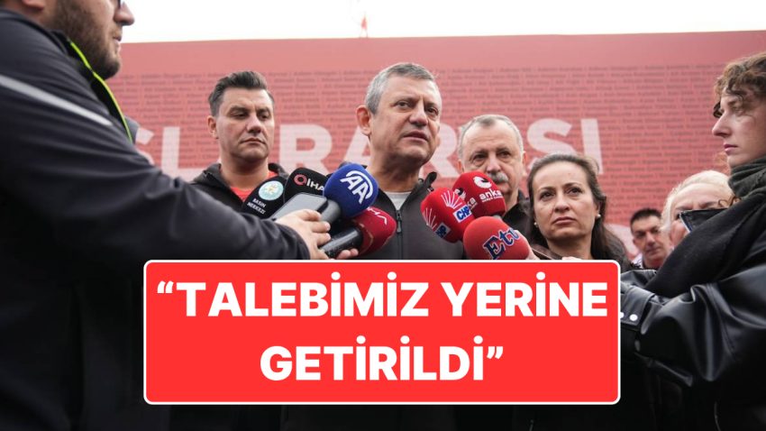 CHP Genel Başkanı Özgür Özel Açıkladı: “Terörsüz Türkiye Komitesinde Yer Alacağız”