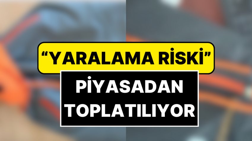 Çocuk Eşofman Ekibi Piyasadan Toplatılıyor: Yaralama Riski Var!