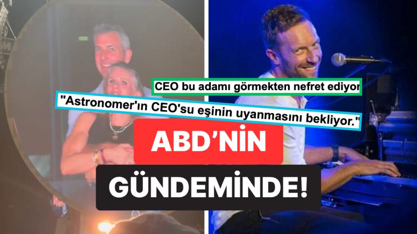 Coldplay Konserinde Kameralara Yakalanan CEO ve Müdür Küreselde Goygoy Gereci Oldu