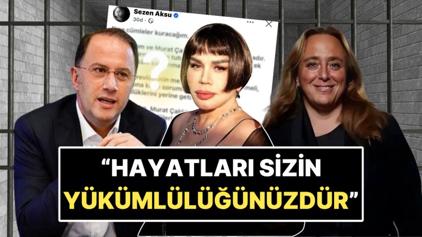 Dayanamadı: Sezen Aksu’dan Ayşe Barım ve Murat Çalık İçin Tahliye Çağrısı!