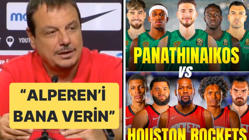 Ergin Ataman’ın Alperen Şengün Savı Gündem Oldu: “Alperen’i Bana Verin Rockets’ı Yeneriz”
