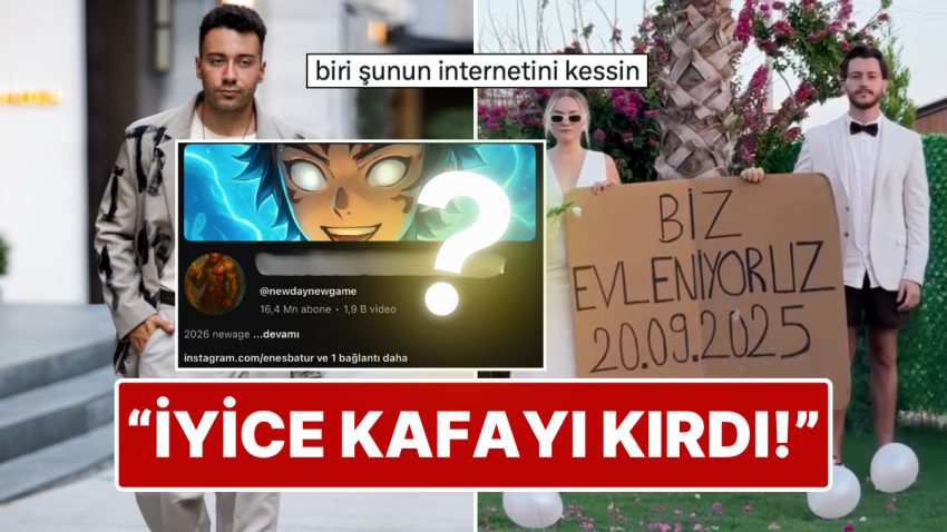 Eski Sevgilisi Başak Karahan’a Takıntısıyla Gündem Yaratan Enes Batur YouTube Kanalının İsmini Değiştirdi