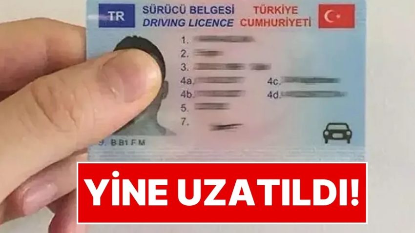 Eski Tip Ehliyetini Yenilemeyenler Üzülmesin! Ehliyet Yenileme Mühleti 31 Ekim’e Uzatıldı