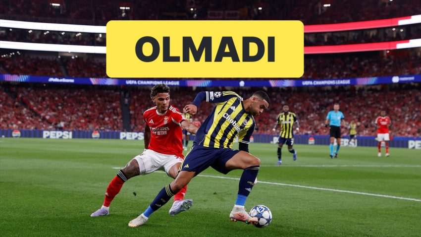 Fenerbahçe, Benfica’ya 1-0 Kaybederek Şampiyonlar Ligi’ne Veda Etti