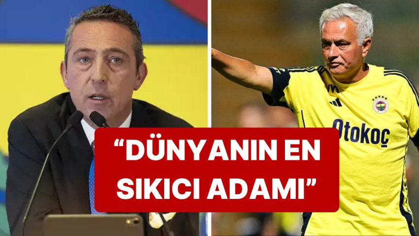 Fenerbahçe Yüksek Divan Konseyi’nde Ali Koç’tan Jose Mourinho’ya “Sıkıcılık” Eleştirisi