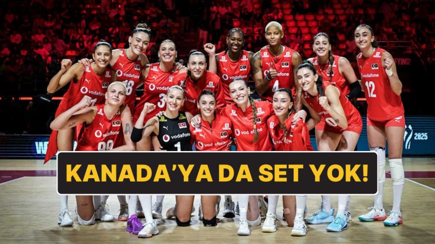 Filenin Sultanları Başkan Bitirdi: A Ulusal Bayan Voleybol Grubu Kanada’ya da Set Vermedi