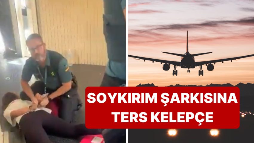 Filistin’le İlgili Soykırım Müzikleri Söyleyen Kümesi İspanyol Pilot Uçaktan Attırdı