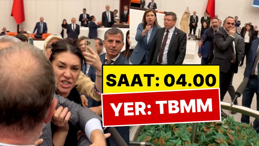 Gecenin 4’ünde Meclis Birbirine Girdi: TBMM’de Gergin Anlar Vekil Kamerasında!