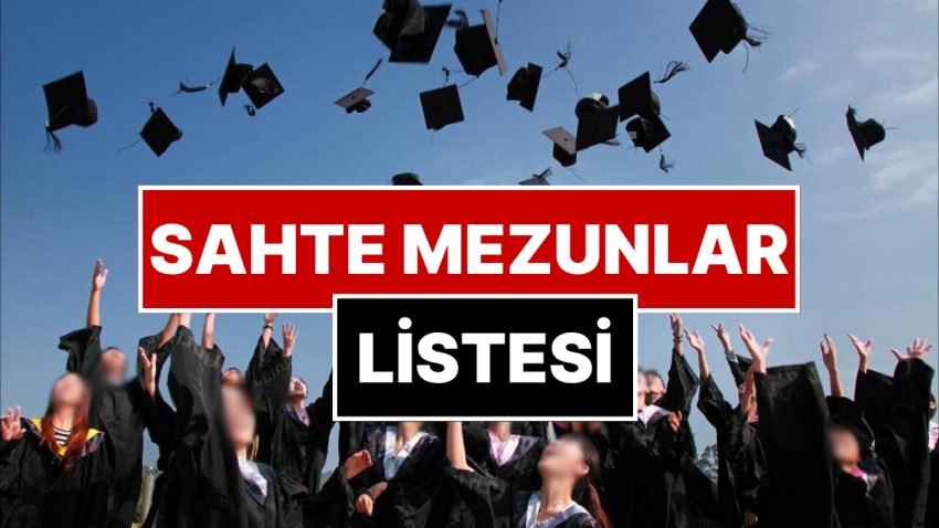 Geçersiz Mezunlar Listesi: Geçersiz E-İmza Soruşturmasında İsimler Deşifre Oldu