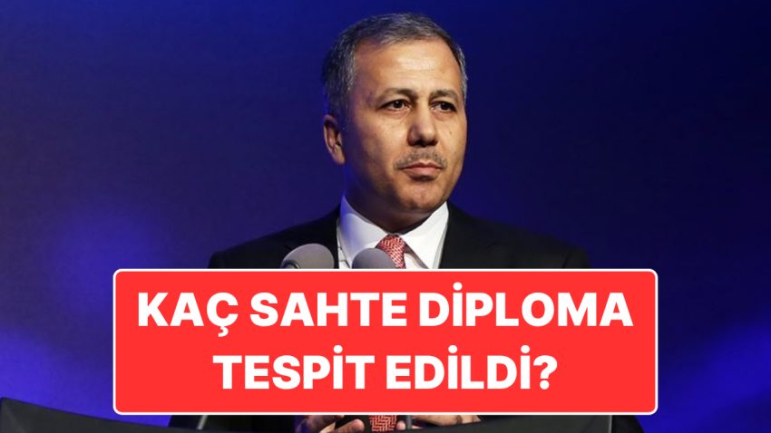 Gündemdeki Uydurma Diploma Olayı ile İlgili Ali Yerlikaya’dan Açıklama: Kaç Uydurma Diploma Tespit Edildi?