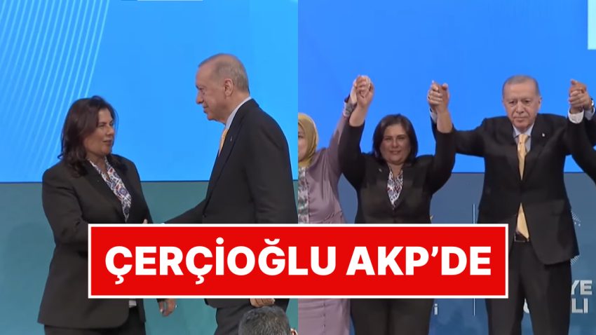 Hasret Çerçioğlu AKP’ye Geçti! Cumhurbaşkanı Erdoğan’la Birinci Manzara