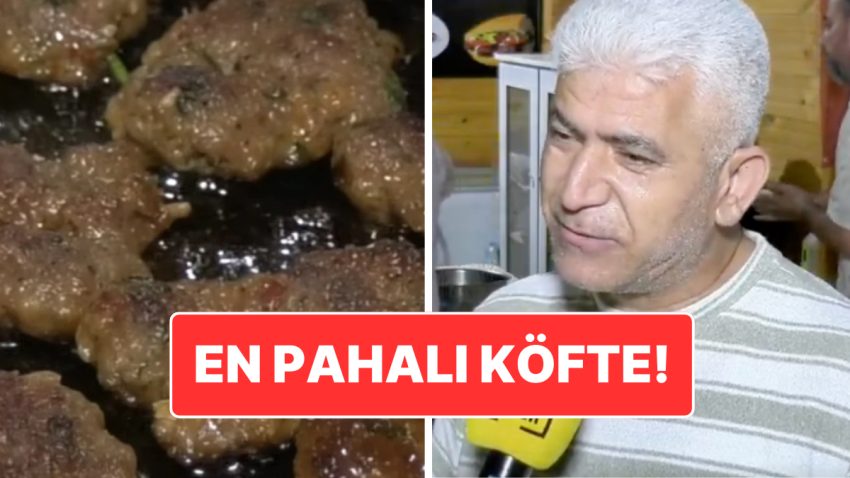 Hayatının En Kıymetli Köftesi Oldu: 2 Porsiyon Köfteye Ezkaza 450 Bin Lira Hesap Ödedi