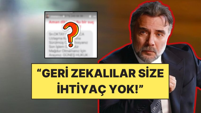 Hukuk Ofisi Maskesiyle Gelen Dolandırıcılık İletisi Oktay Kaynarca’yı Küplere Bindirdi!