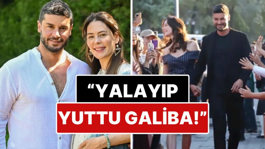 İhanet Savları Sonrası Ödül Merasiminde Memnunluk Pozu Veren Yıldız Davet Atiksoy ve Berk Oktay Reaksiyon Çekti