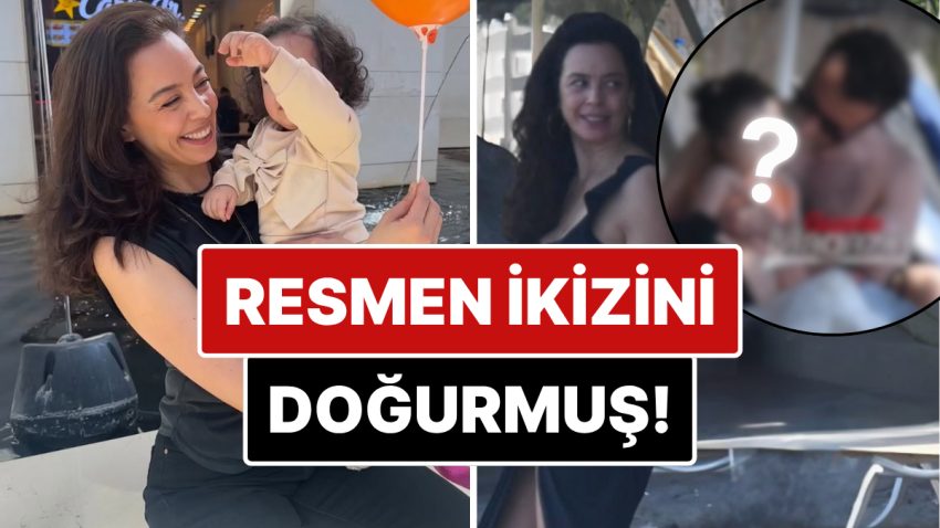 İkizini Doğurmuş: Doğum Kilolarından Kurtulan Tescilli Hoş Azra Akın’ın Kızı Arya’nın Yüzü Birinci defa Gözüktü