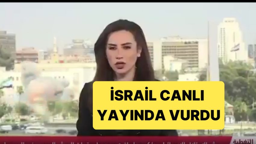 İsrail, Suriye’de Cumhurbaşkanlığı Sarayını Vurdu, O Anlar Canlı Yayında Görüldü