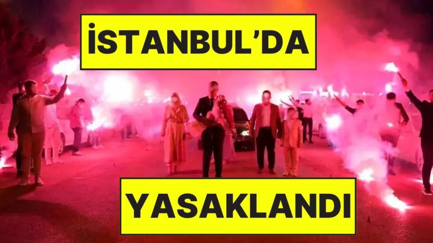 İstanbul’da Havai Fişek, Meşale, Patlayıcı ve Yanıcı Husus Satışı Yasaklandı