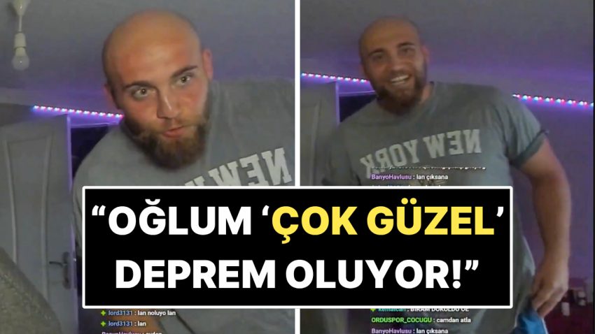 İstanbul’da Hissedilen 6.1’lik Zelzeleye Canlı Yayında Yakalanan Yayıncının Tutumları Dikkat Çekti