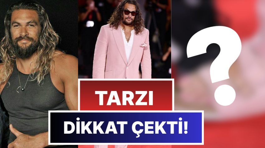 Jason Momoa’nın Pembiş Terlik ve Ojelerine Yorum Üstüne Yorum Yağdı!