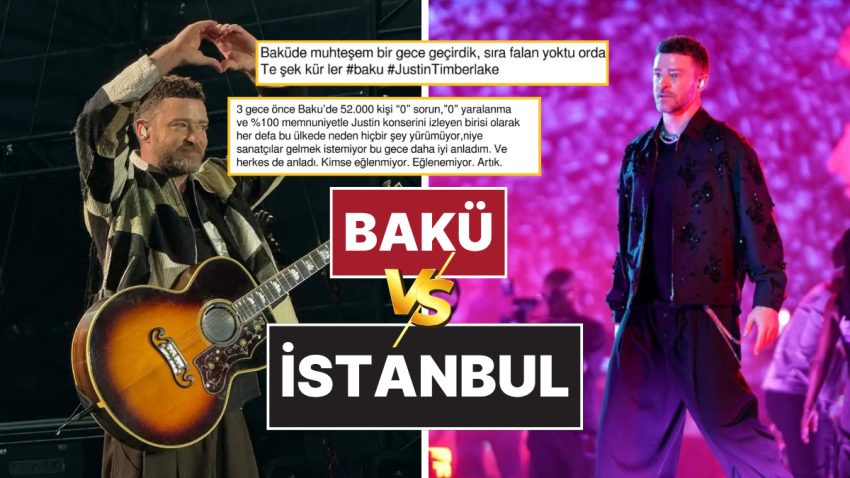 Justin Timberlake’in İki Konseri, İki Başka Dünya: Toplumsal Medyada İstanbul ve Bakü Kıyaslaması Gündem Oldu